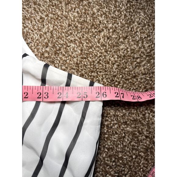 Torrid striped chiffon tank top womens 3X office business career preppy classic - Picture 5 of 7